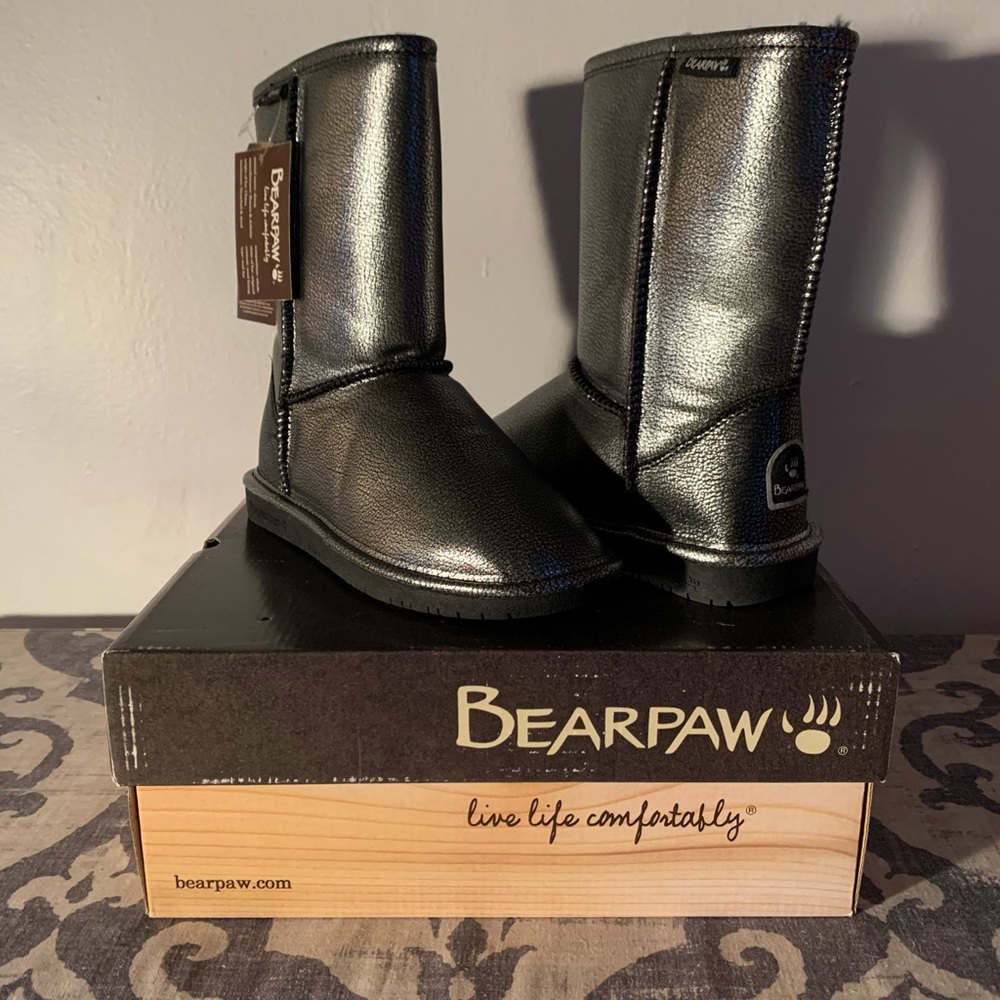 Bearpaw Emma short silver metallic W6